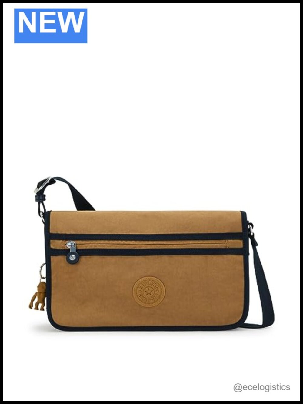 Kipling Elana Crossbody Bag Nylon Sling Purse